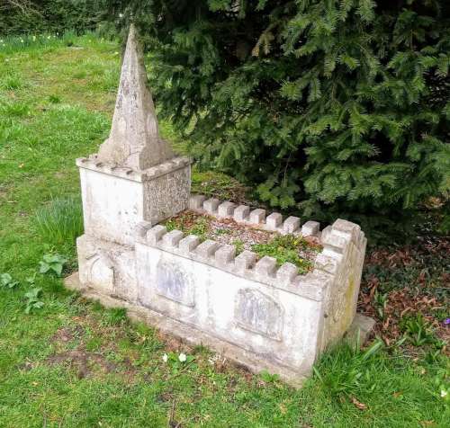 tomb grave unusual model church newton harcourt