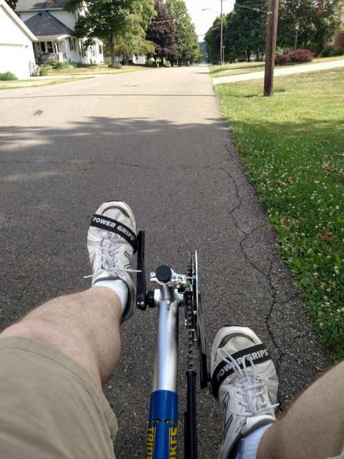 recumbent trike bicycle tricycle bike