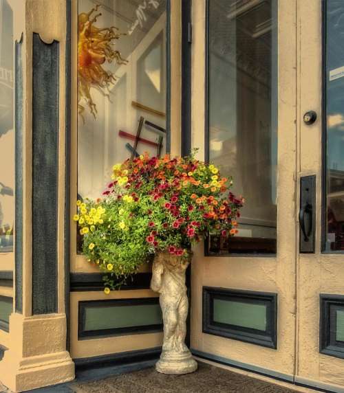 floral flowers vase