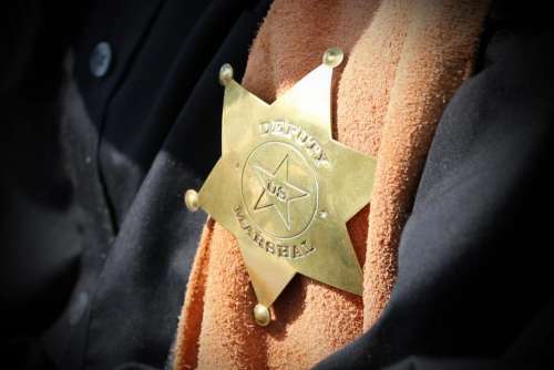 sheriff badge law enforcement star cop