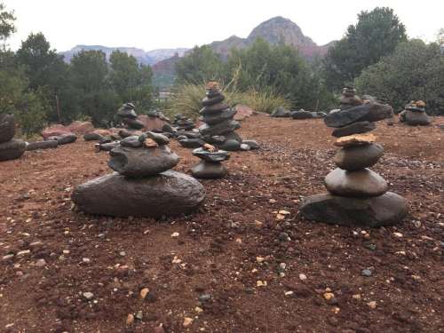 rock stone stack stacked balance