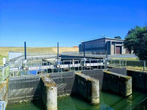 water treatment plant reservoir
