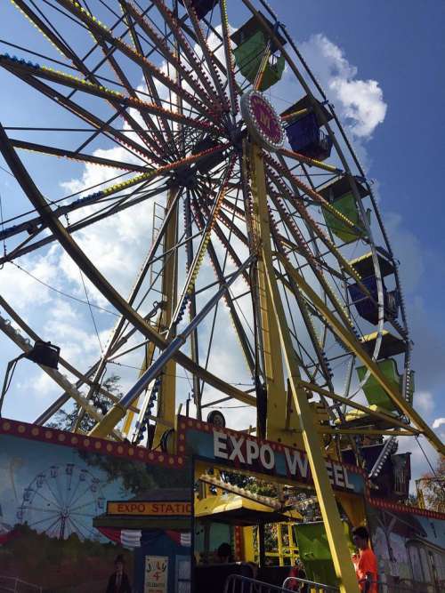 ferris wheel carnival festival expo wheel fair