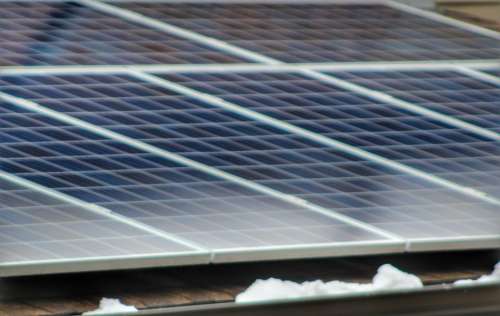 building exterior solar panels energy