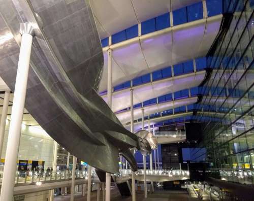 terminal 2 heathrow airport sculpture