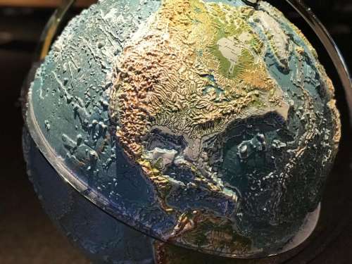 World earth planet globe