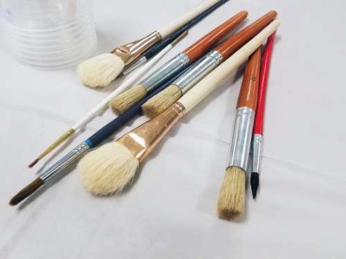 art supplies paint brush