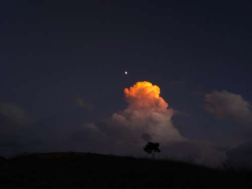 Sunset cloud Nepal 