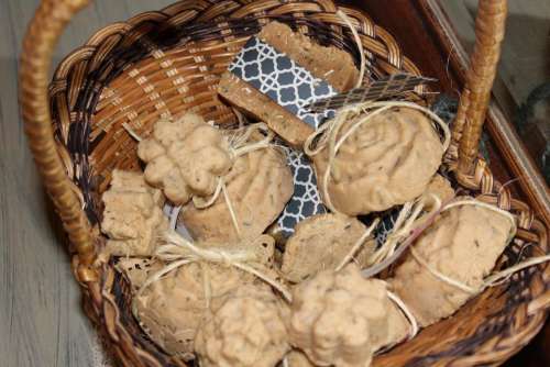 basket soap handmade rustic clean