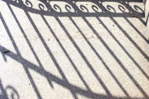 Wrought Iron Shadow Stripes #shadow