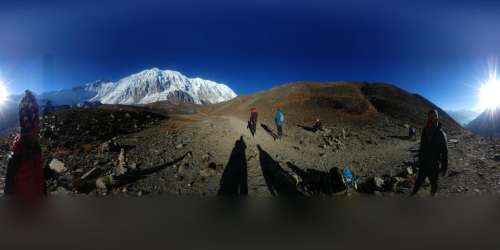 Himalays Himalaya mountains Nepal Asia scenic