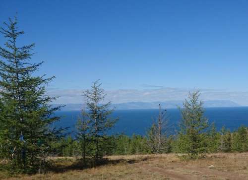 Lake Baikal Siberia Russia blue water
