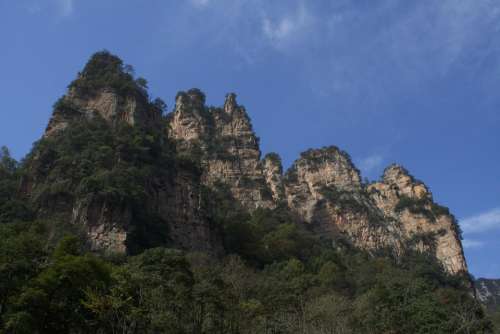 Zhangjiajie Park China Cliffs Forest