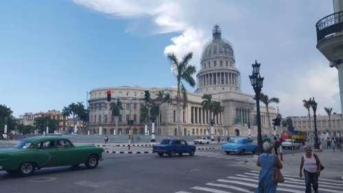 #travel capital building palm trees tropics