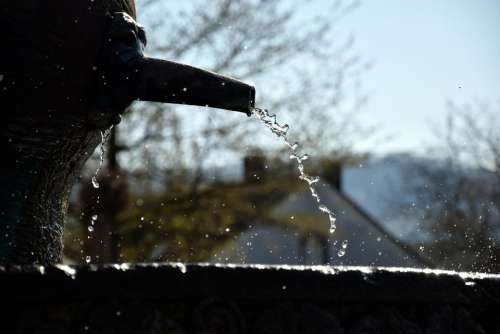 droplet water splash fountain water 