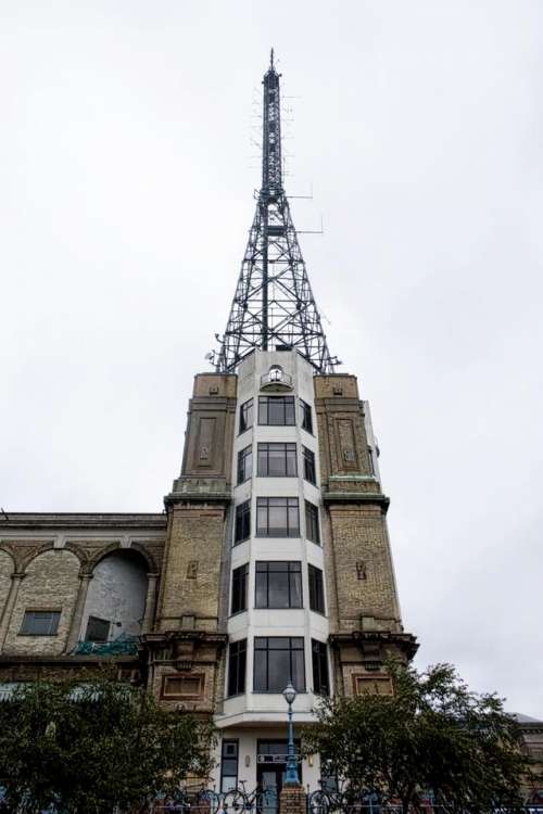 antenna transmitter radio mast Alexandra Palace