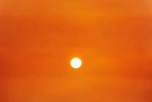 sky sunrise sunset orange light