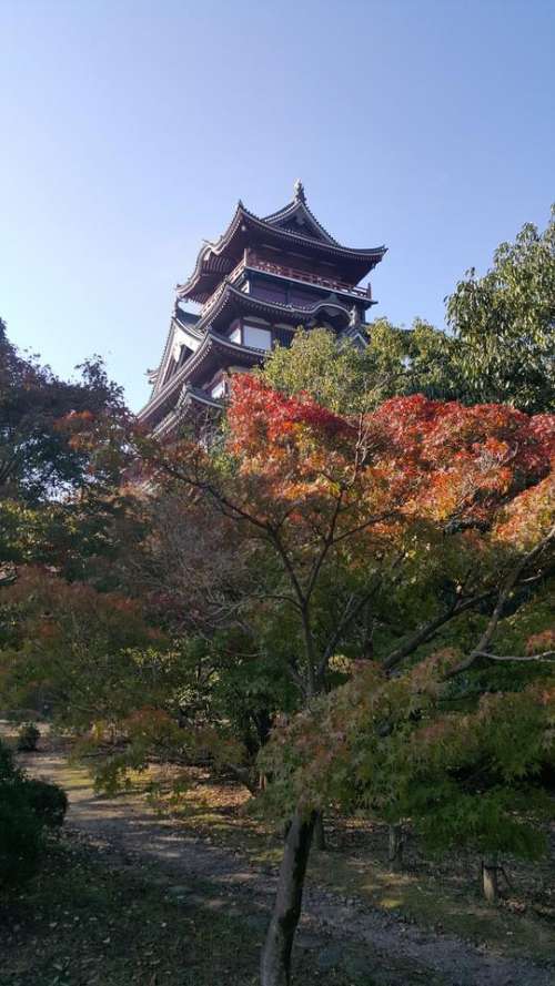 japan travel orient castle place
