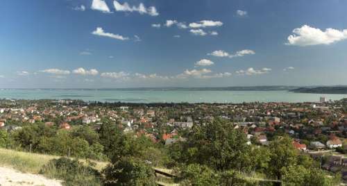 Europe Hungary Balaton lake summer