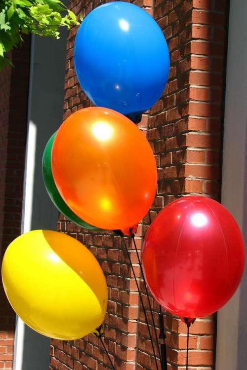 balloons multicolor colorful