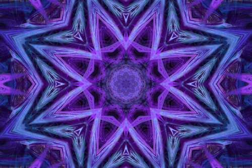 kaleidoscope symmetry repetition pattern design