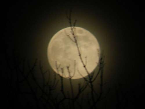 full moon lunar moon night