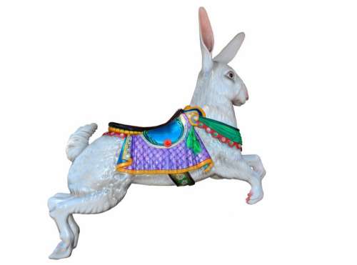 carousel merry go round animal bunny rabbit