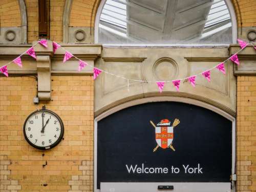 York clock railway_station railway travel