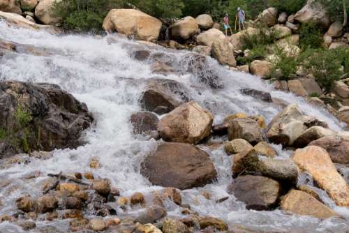 rocky mountain national park RMNP landscape waterfall alluvial fan