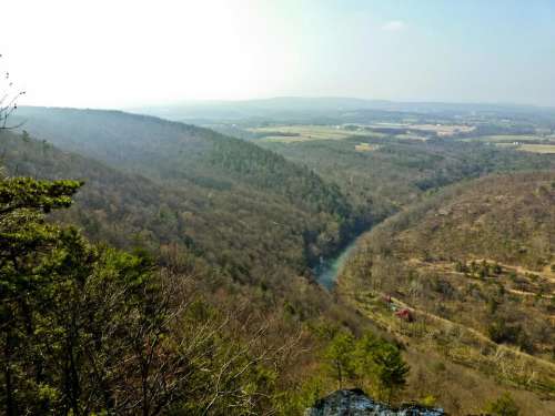Pennsylvania mountains hills landscape creek