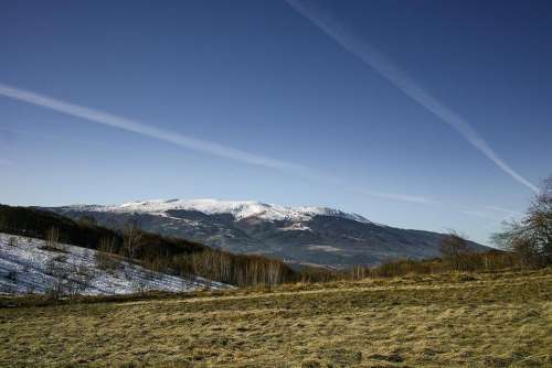 landscape mountain peak nature  