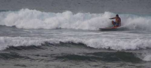 Diamond Head Waikiki Surfer Hawaii Hawaiian