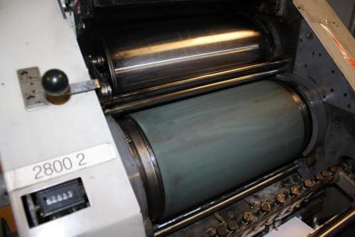 offset printing roller blanket cylinder counter