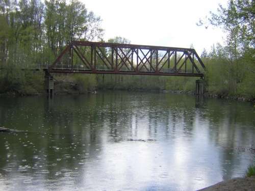 Bridge river trestle  