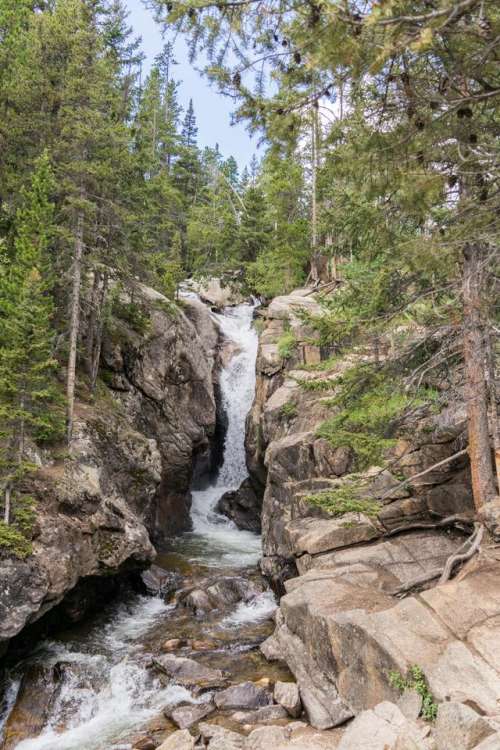 rocky mountain national park RMNP landscape waterfall