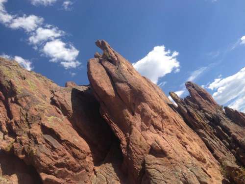 Boulder Colorado Settler's Park rock rock formations