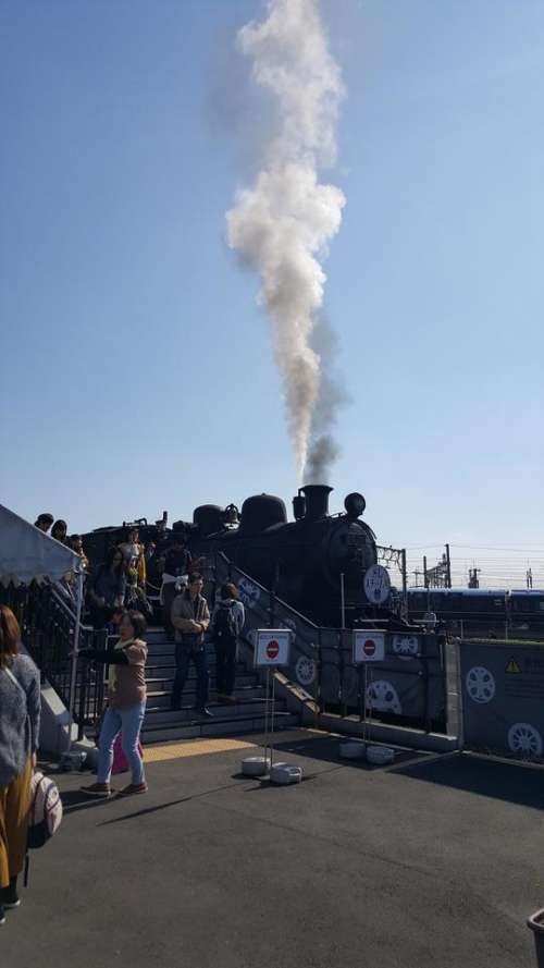 train Steam Locomotive steam museum japan