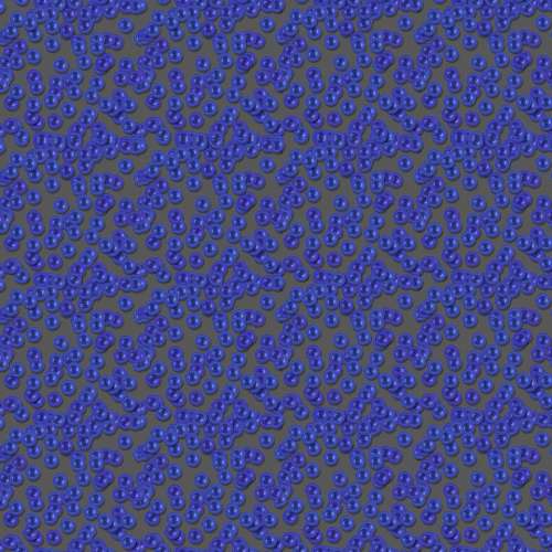 Blue metallic screws gray background. Seamless. Repeatable. Tileable.