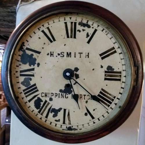 old clock smith clock antique chipping norton