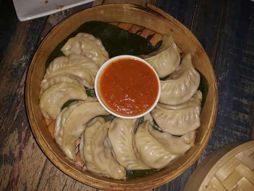 Dumpling dumplings Nepal Asia food