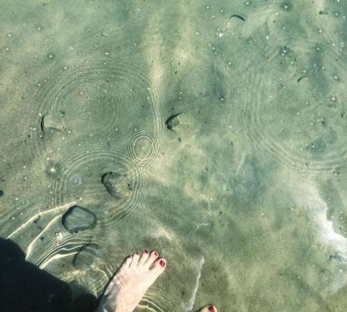 Water water texture water surface ripples foot 