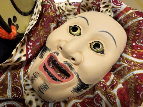 mask NOH Japanese theater face