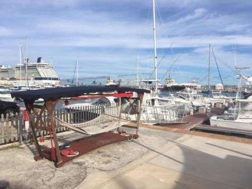 hammock boats dock pier harbor