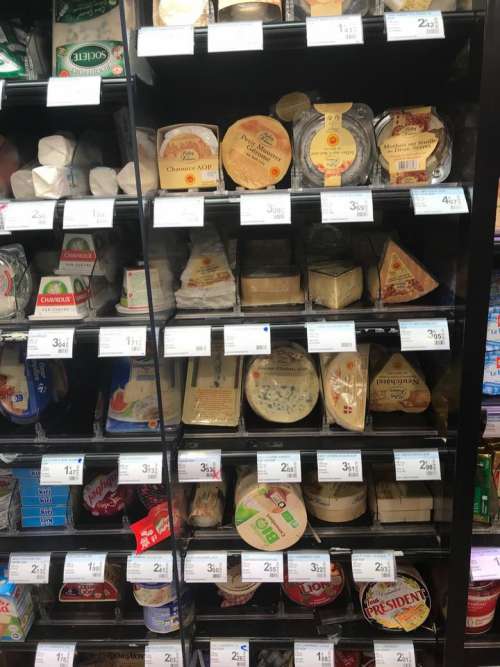 grocery store food cheese