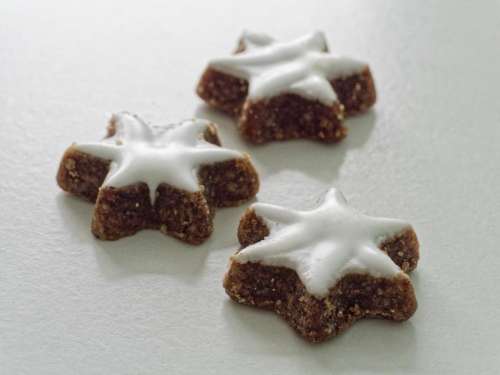food sweet stars in gingerbread gingerbread Christmas