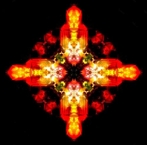 kaleidoscope symmetry repetition pattern design