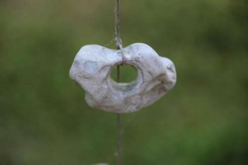 stone flying hanging string magic