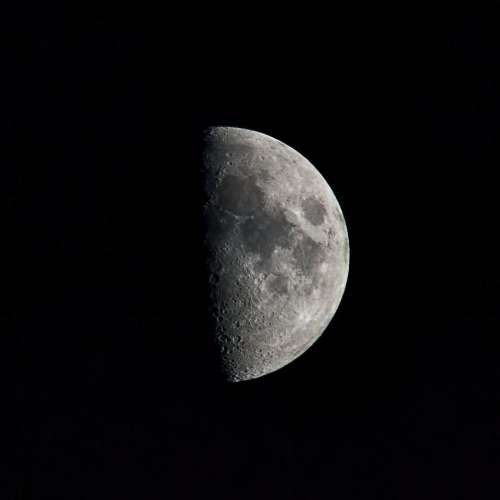 moon night sky space moonlight