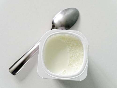 food yoghurt natural yoghurt tea spoon without sugar