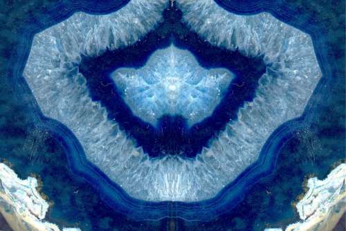 geode blue bilateral crystal duplication